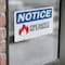 Signmission Fire Safety No Storage Sign, Vinyl Decal, 10in W x 7in L, 2PK OS-2PACK-NS-D-710-L-12655 - alternate 6